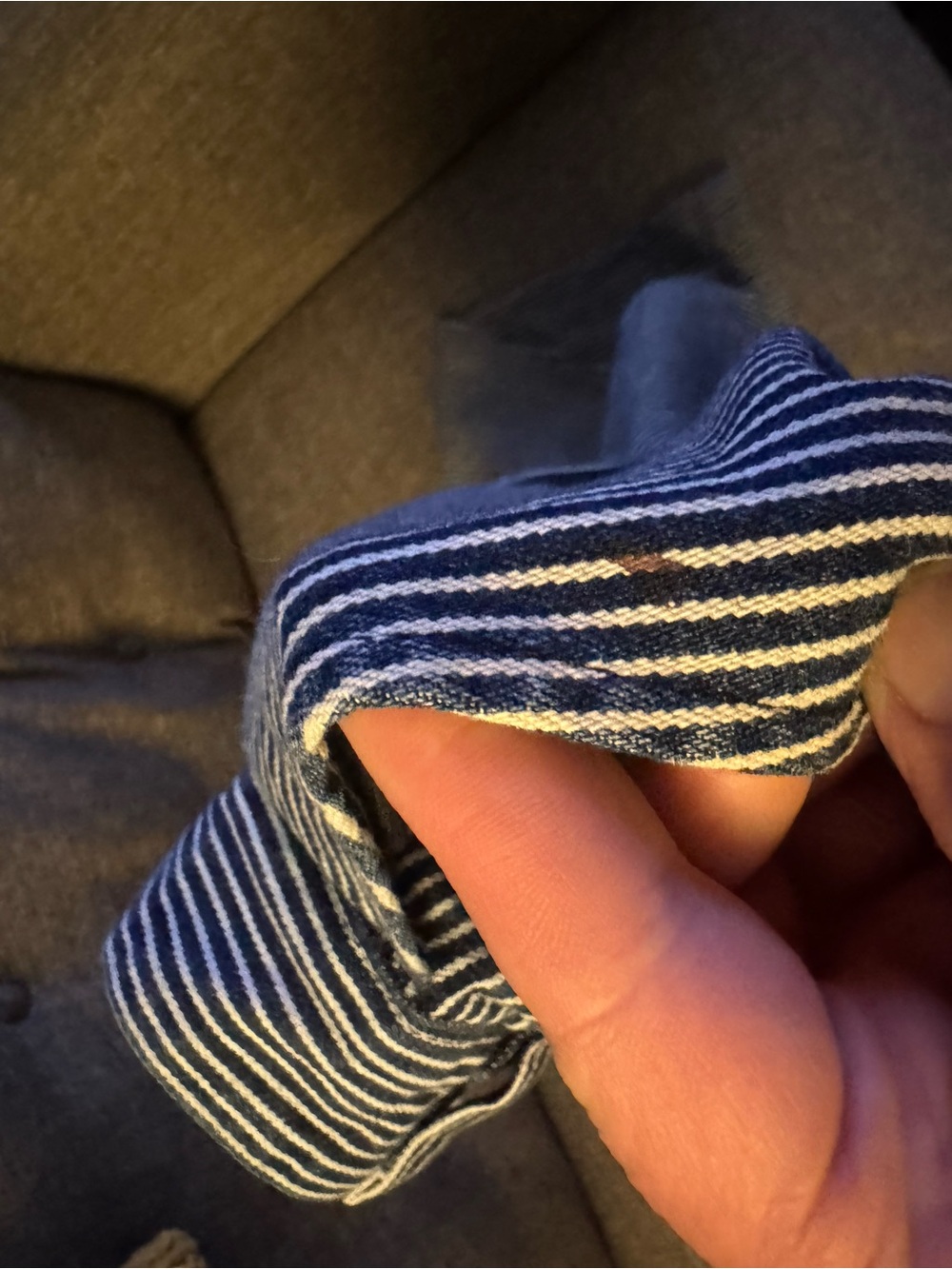 Dickies classic pants. railroad pinstripe navy and white - Picture 6 of 8